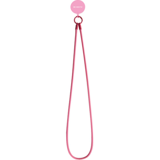 SBS Silicone Necklace Lanyard For Smartphones Pink - (CMSILLACEP)