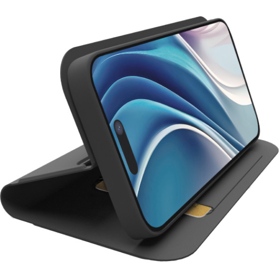SBS Wallet Smooth Stand Book Iphone 17 Pro Black - (TEWALIP1763PK)
