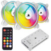 White Shark Fan GCF-S028-005 NEBULA-2 White Argb Kit - (NEBULA-2-W)