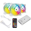 White Shark Fan GCF-S028-005 NEBULA-2 White Argb Kit - (NEBULA-2-W)