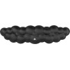 White Shark Keyboard Wrist Rest KP-012 Cumulus Black - (CUMULUS-B)
