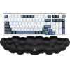 White Shark Keyboard Wrist Rest KP-012 Cumulus Black - (CUMULUS-B)