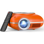 CHEERLUX C1 Mini ������������ 720p (100 ANSI) �� Android 11, HDMI/USB/Bluetooth, 35?-120? - Pocket Projector Orange - (04877)