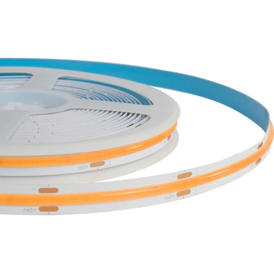 GloboStar Bee ������ Led 10W/m 800lm/m 120� Dc 24V IP20 528 x Cob Chip/m Ultra ����� ����� 2200K Dimmable - �500 x �1 x �0.2cm - ���� 5 ������ - 5 ������ ������� - (70353)