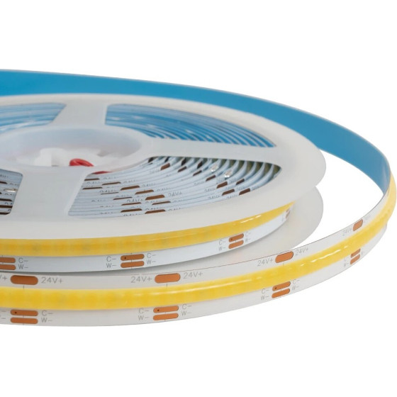GloboStar Bee ������ Led 14W/m 1540lm/m 120� Dc 24V IP20 608 x Cob Chip/m ����������� ����� Cct ��� 2700K ��� 6000K Dimmable - �500 x �1 x �0.2cm - ���� 5 ������ - 5 ������ ������� - (70349)