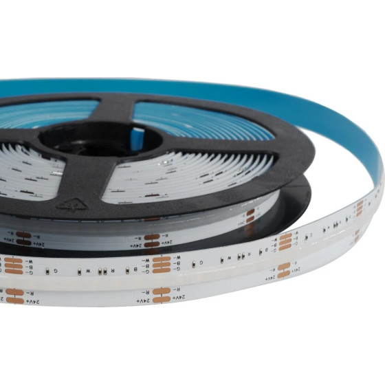 GloboStar Bee ������ Led 19.2W/m 2112lm/m 120� Dc 24V IP20 784 x Cob Chip/m ��������� RGB+Ww Dimmable - �500 x �1.2 x �0.2cm - ���� 5 ������ - 5 ������ ������� - (70354)