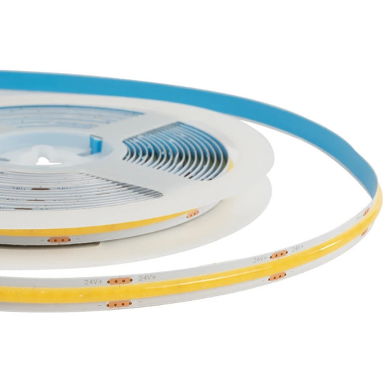 GloboStar Bee ������ Led 8W/m 880lm/m 120� Dc 24V IP20 320 x Cob Chip/m ����� ����� 6000K Dimmable - �500 x �0.8 x �0.2cm - ���� 5 ������ - 5 ������ ������� - (70359)