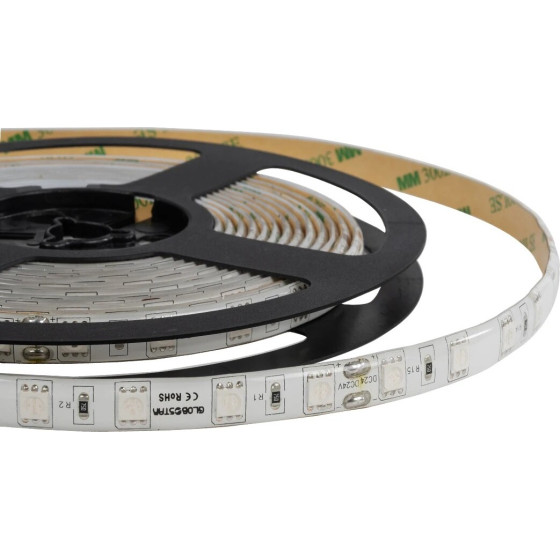 GloboStar Lumar ������ Led 14.4W/m 864lm/m 120� Dc 24V ��������� IP65 60 x SMD5050 Chip/m ���� Dimmable - �500 x �1 x �0.2cm - ���� 5 ������ - 5 ������ ������� - (70326)