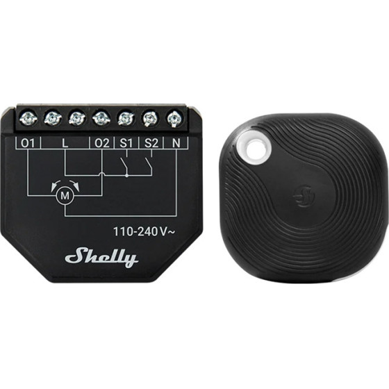 Shelly Wifi Shutter + ������ Blu ������ 1 ����������� ��������/��������� - (Shutter+BLUB1)