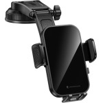 Lito - Car Holder (LT-W11) - For Dashboard/Windshield, Magnetic, One-Click Locking, 360�, Low-Profile Design - Black