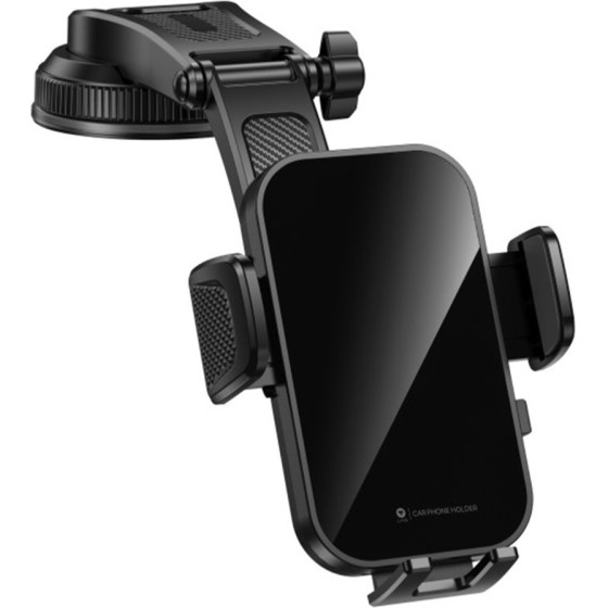 Lito - Car Holder (LT-W11) - For Dashboard/Windshield, Magnetic, One-Click Locking, 360�, Low-Profile Design - Black