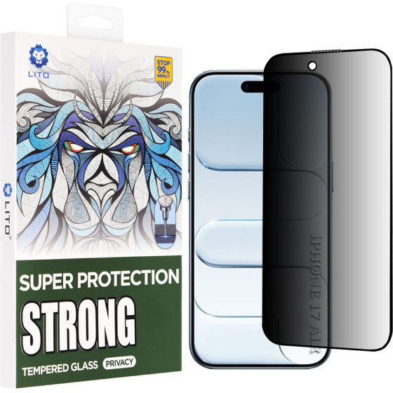 Lito - D+ Max Strong Privacy - Iphone 17 Air - Black