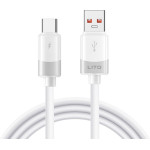 Lito - Data Cable Liquid Silicone (LD07) - Usb To Type-C, Fast Charging 60W, Anti-freeze, Anti-Fire - White
