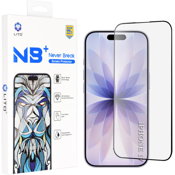 Lito - Nb Screen Protector - Iphone 17 / Iphone 16 Pro - Black