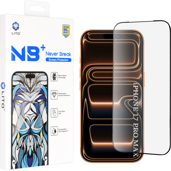 Lito - Nb Screen Protector - Iphone 17 Pro Max - Black