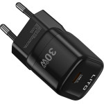 Lito - Wall Charger (LC11) - Type-C Output, PD30W, GaN, Real Time Protection, Eu Plug - Black
