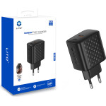 Lito - Wall Charger (LC13) - Type-C, PD20W, GaN, Pc Fireproof, Eu Plug - Black