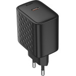 Lito - Wall Charger (LC20) - Type-C Output, PD45W, GaN, Pc Fireproof, Eu Plug - Black