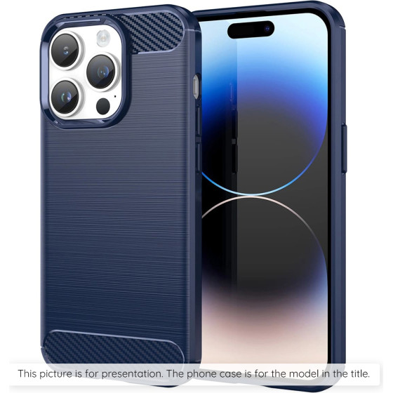 Techsuit - Carbon Silicone - Motorola Moto G86 - Blue