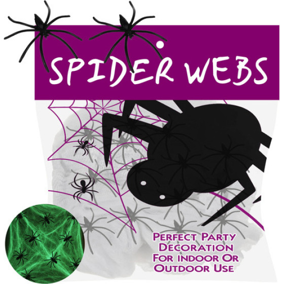 Ruhhy Glow-in-the-Dark Spiderweb 26214 - (18485-0)