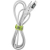 Lime Successories Lime USB-C Type C To USB-C Type C 6A ��������-Data Durable Braided With Led Display 1.2m LBLCC01 120W WHITE