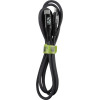 Lime Successories Lime USB-C Type C To USB-C Type C 6A ��������-Data Durable Braided With Led Display 1.2m LBLCC02 120W GREY