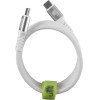 Lime Successories Lime USB-C Type C To USB-C Type C 6A ��������-Data Durable Magnetic Braided 1.2m LBMCC03 120W WHITE