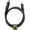 Lime Successories Lime USB-C Type C To USB-C Type C 6A ��������-Data Durable Magnetic Braided With Led Display 1.2m LBMLCC01 120W GREY