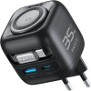 Havit - Gan Travel Charger With Extendable Cable (black) - (UC250 A-EU)