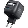 Havit - Gan Travel Charger With Extendable Cable (black) - (UC250 A-EU)