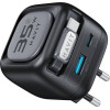 Havit - Gan Travel Charger With Extendable Cable (black) - (UC250 A-EU)