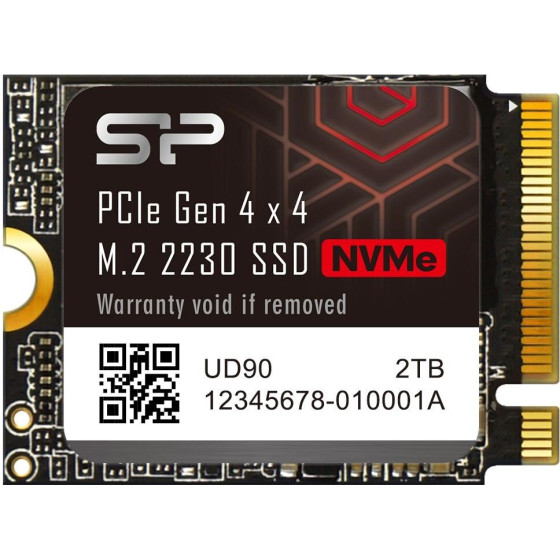 Silicon Power UD90 M.2 2000 Gb Pci Express 4.0 3D Nand Nvme - (SP02KGBP44UD9007)