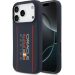 Red Bull Silicone Oversize Vertical Logo Magsafe Case For Iphone 17 Pro Navy Blue - (RBHMP17L24SIOLRV)