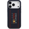 Red Bull Silicone Oversize Vertical Logo Magsafe Case For Iphone 17 Pro Navy Blue - (RBHMP17L24SIOLRV)