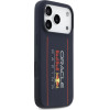 Red Bull Silicone Oversize Vertical Logo Magsafe Case For Iphone 17 Pro Navy Blue - (RBHMP17L24SIOLRV)