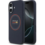 Red Bull Silicone Red Ring Magsafe Case For Iphone 17 Navy Blue - (RBHMP17S24SIILVR)