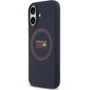 Red Bull Silicone Red Ring Magsafe Case For Iphone 17 Navy Blue - (RBHMP17S24SIILVR)