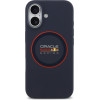 Red Bull Silicone Red Ring Magsafe Case For Iphone 17 Navy Blue - (RBHMP17S24SIILVR)
