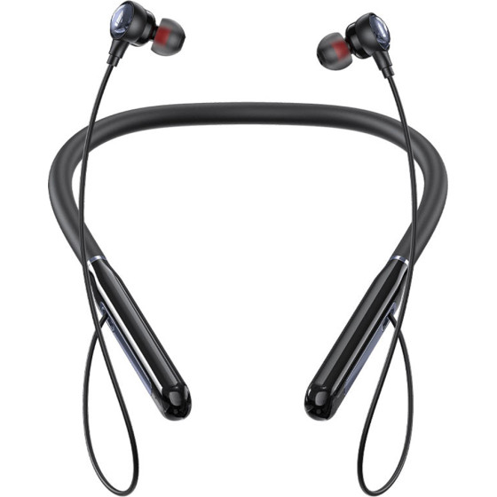 Acefast - Bluetooth Earphones (N5) - Behind The Head, Neckband, Bluetooth 5.4, Led Display, IPX4, 200mAh - Black