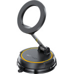 Acefast - Car Holder - For Dashboard / Windshield, 360�, Dual-Axis, Foldable, Powerful Magnets, Max. 6.9'' - Black - (D55)