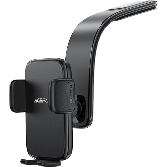 Acefast - Car Holder - For Dashboard, 360� Rotation, Multi-Angle Adjustment, Secure Fit, For 4.5 - 6.7'' Phone - Black - (D28)