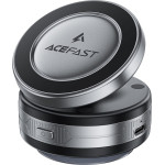 Acefast - Car Holder With Wireless Charging (E29) - For Dashboard, Strong Magnets, 110mAh - Metal Gray