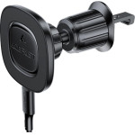 Acefast - Car Holder With Wireless Charging - For Air Vent, Magnetic Grip, Non-Slip, 15W, For 4.7 - 6.9'' Phones - Black - (D46)