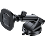 Acefast - Car Holder With Wireless Charging - For Dashboard, Magnetic Grip, Lock Clip, 15W, For 4.7-6.9'' Phones - Black - (D47)