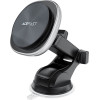 Acefast - Car Holder With Wireless Charging - For Dashboard, Magnetic Grip, USB-C, 15W, For 4.7 - 6.9'' Phones - Silver - (D42)