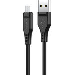 Acefast - Data Cable (C3-09) - Usb To Micro-USB, 2.4A, 480Mbps, 1.2m - Black - (C3-09;BLACK)