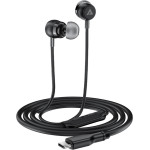 Acefast - Wired Earphones (L8) - Type-C, In-Ear Design, With Microphone, Control Remote, Flexible, Silicone, 1.2m - Gray