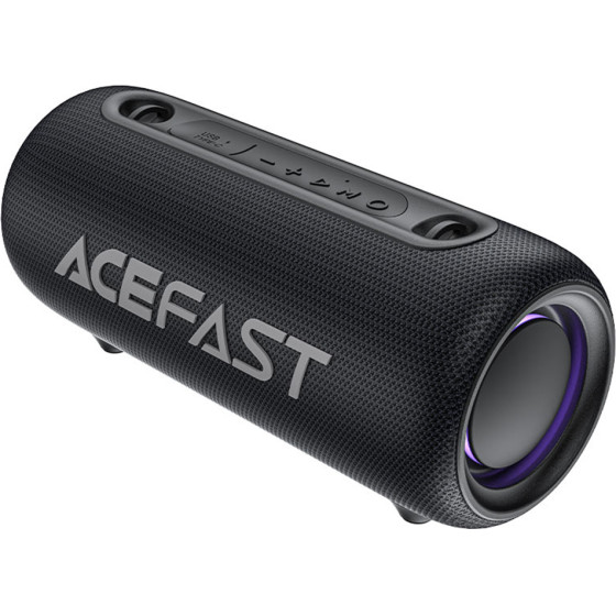 Acefast - Wireless Speaker Air (K2) - Bluetooth 5.3, Usb Flash Drive, RGB, Hands-Free Call, Built-In DSP, IPX5, 4400mAh - Black