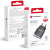 FORCELL F-Energy Gan Iii B130101-E Ultra Slim Travel Charger 1 x Type C + Usb A Pd QC4.0 3A 30W black