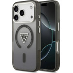 Guess Case For Iphone 17 Pro Compatible With Magsafe GUHMP17LHgtmlcgk (Iml Gradient W/ Triangle Logo) black